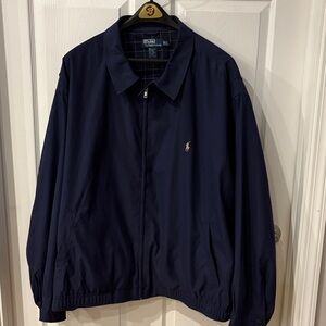 Polo by Ralph Lauren Men's Deep Blue Windbreaker